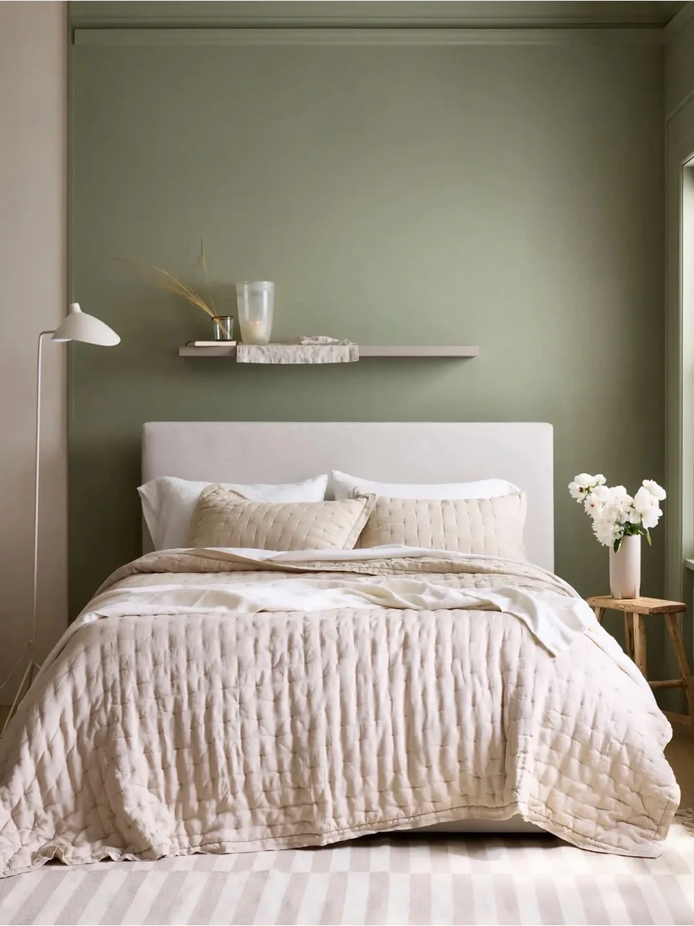 Quince European Linen Dream Quilt in Sand King/Cal King 985